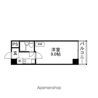 カーサソラッツオ壱番館【5階】の間取り