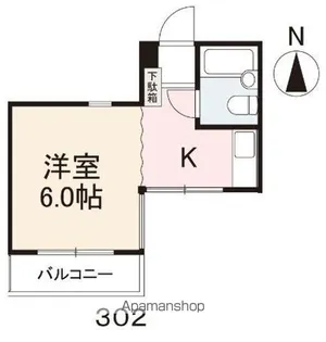 番町田村館【3階】の間取り