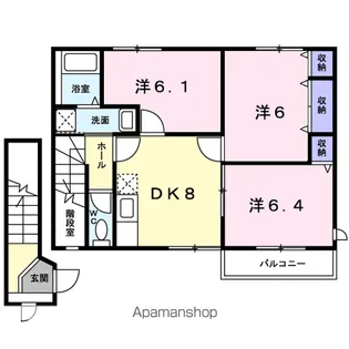 ルミエールC【2階】の間取り