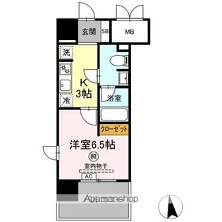 エクルベージュ【4階】の間取り