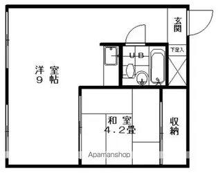 ノースパレス1・12【601号室】の間取り