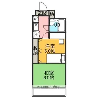 JRF フレシア金沢【209号室】の間取り