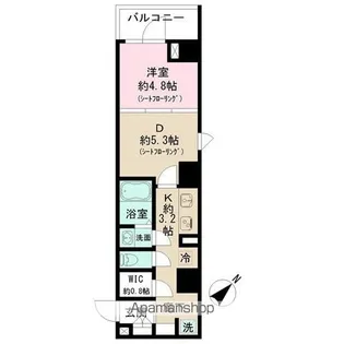 ショコラスイート東日本橋【2階】の間取り