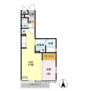 パークハイム【2階】の間取り