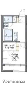レオパレス大樹【206号室】の間取り