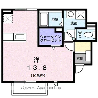 ラ シャンテ【1階】の間取り