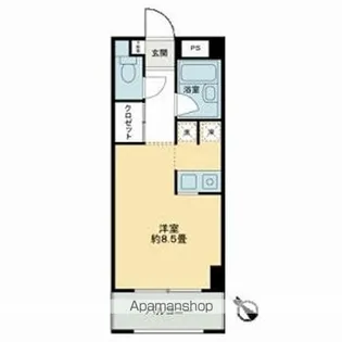 THE BLUE 8【4階】の間取り