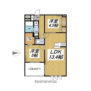 ル パン ブラン3【2階】の間取り