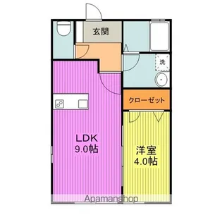 レトアE【1階】の間取り