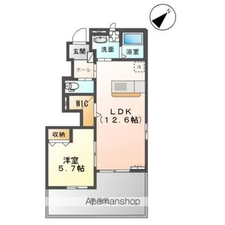 フラワーヒルズ【1階】の間取り
