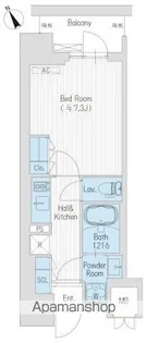 ハレマカニ御苑【7階】の間取り