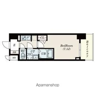 S-RESIDENCE一宮駅前【4階】の間取り