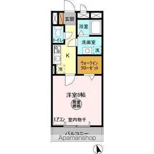 FOREST WIND【3階】の間取り