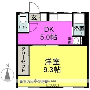 フォーブル二木【1階】の間取り