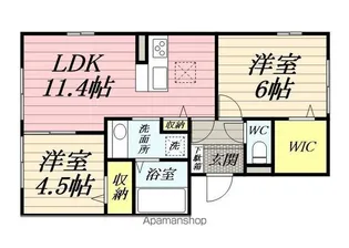 サニーサイドヒルズ【1階】の間取り