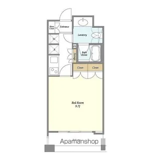 オーキッドレジデンス神楽坂【2階】の間取り