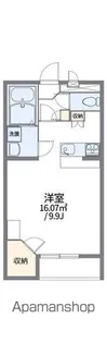 レオパレスMAPLE【2階】の間取り