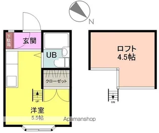 ライフピア東石岡B【104号室】の間取り