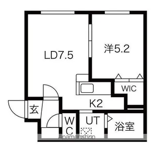 ESTOR NANGO【1階】の間取り