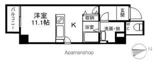M’S EAST【3階】の間取り