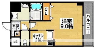 サワー・ドゥ白鷺【411号室】の間取り