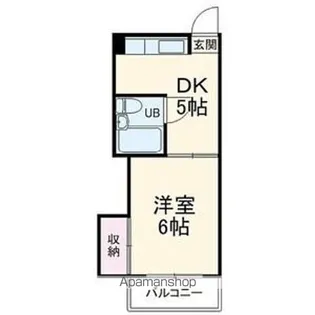 ウインズ藤が丘【30D号室】の間取り