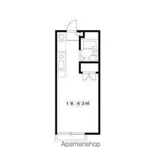 1Rの間取り画像