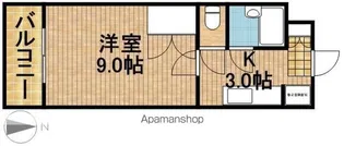 ラピスリーオⅡ【1階】の間取り