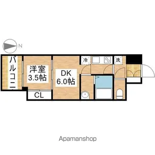 プレサンス上前津エレスタ【2階】の間取り
