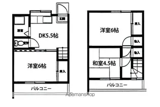 カーペンターハウス11号館【1階】の間取り