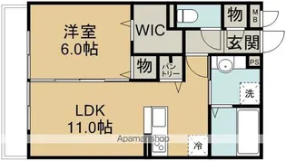 ラ・レーヴ【3階】の間取り