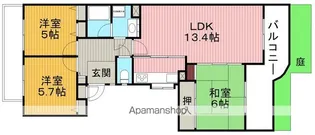 ロイヤル豊中玉井町【1階】の間取り