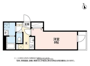 カーサ・トレセント【1階】の間取り