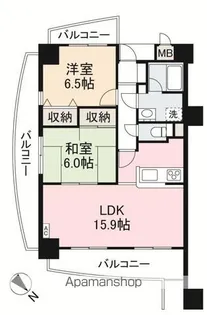 TADコンフォート瀬戸大橋【301号室】の間取り