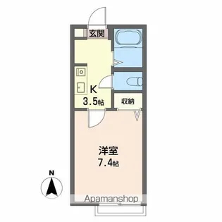 ディアスYS【1階】の間取り