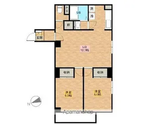 THE SOHTO TERRACE【302号室】の間取り