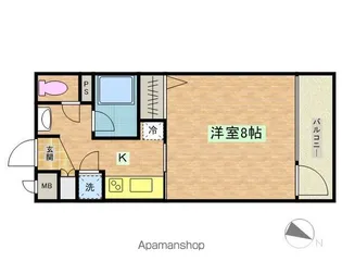 コーラル宮崎台【5階】の間取り