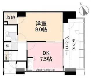 朝日プラザアーバンコア高松Ⅱ803号【8階】の間取り