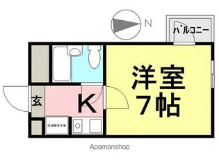 ダイドーメゾン立花西【5階】の間取り