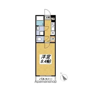 XEBEC小竹向原【2階】の間取り