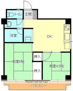 カーサ一番丁【405号室】の間取り
