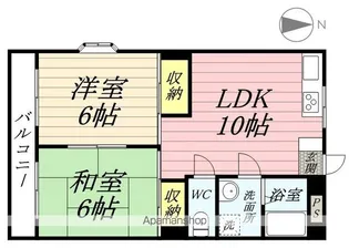 エステート昭島【3階】の間取り