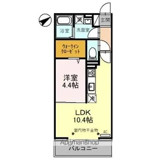 クレールK【3階】の間取り