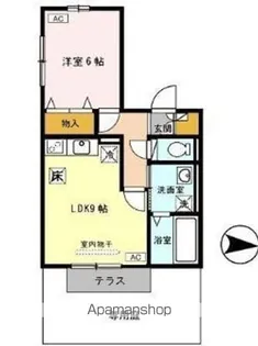 第7ウエスタンハイツ【103号室】の間取り