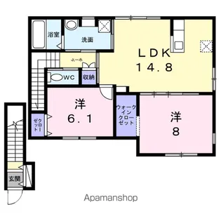 コモド【2階】の間取り