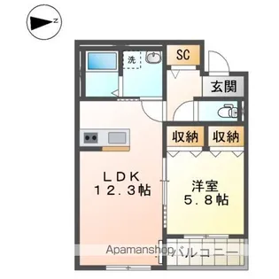 アウローラ本郷町【3階】の間取り