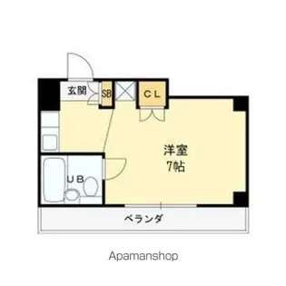 松月ビル【4階】の間取り