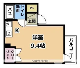 サンナイス浜大津【3階】の間取り