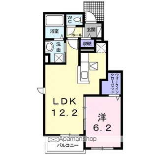 グラン ベルジュ D【1階】の間取り