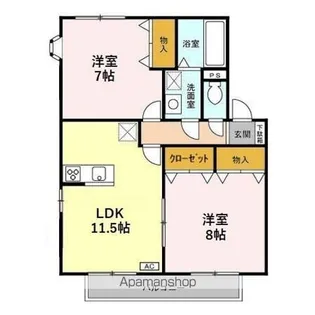 ルミエール I【2階】の間取り